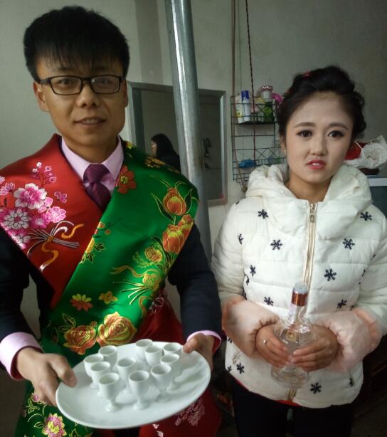 志丹县吴堡乡老虎沟 祝新郎新娘辛福一辈子