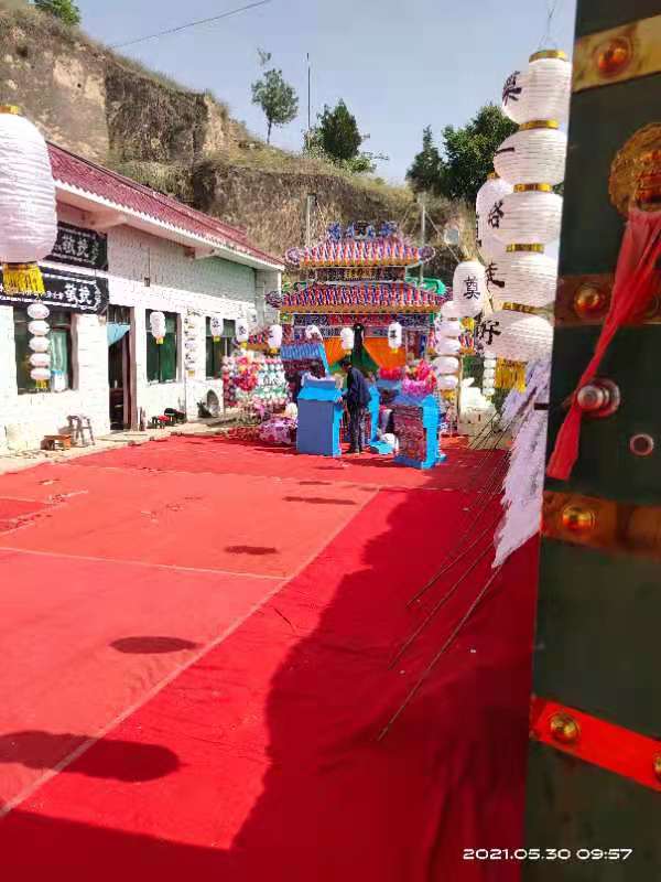 吴起县五谷城镇小山村祝王老奶奶一路走好好